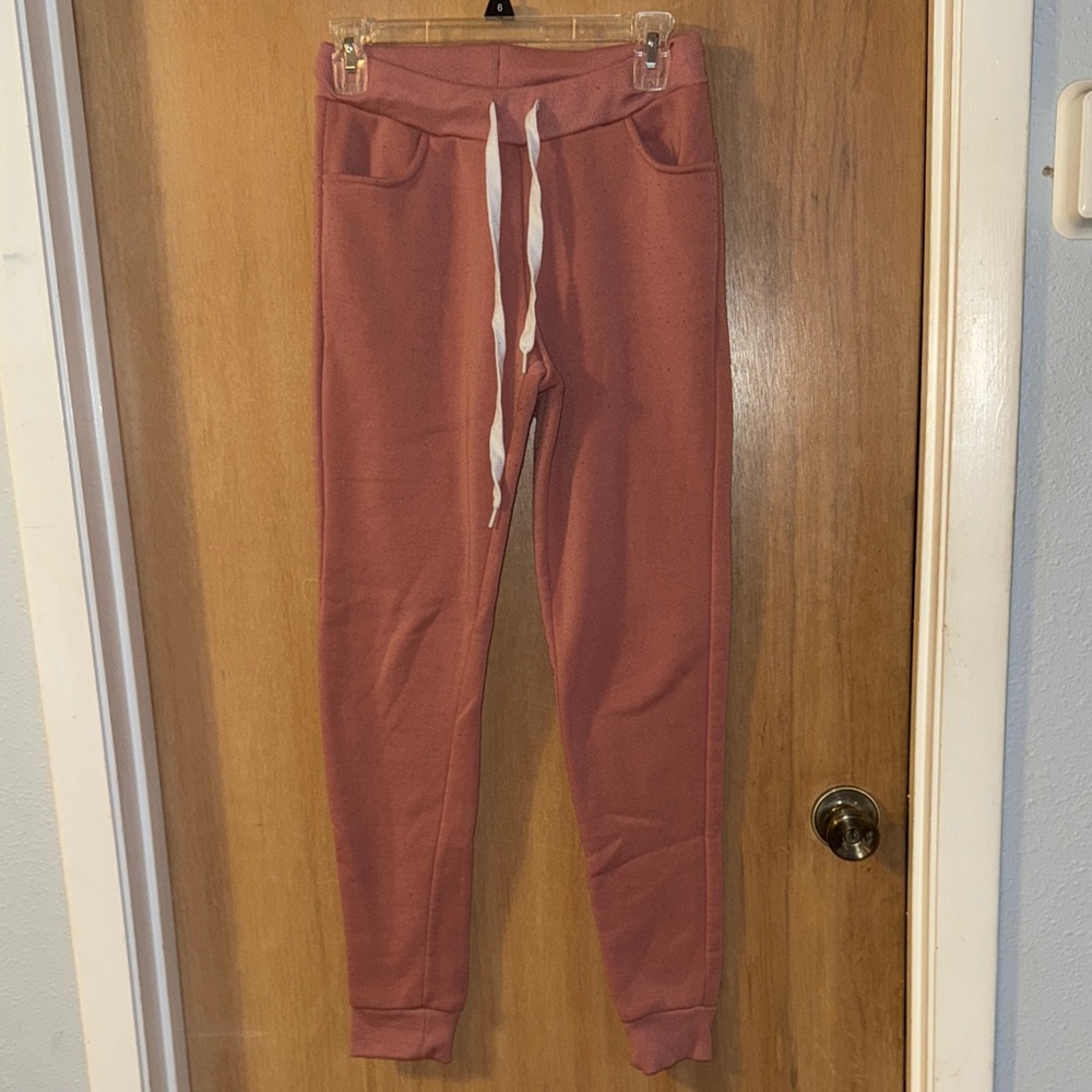 Red fox Cozy Pink Jogger Pants
